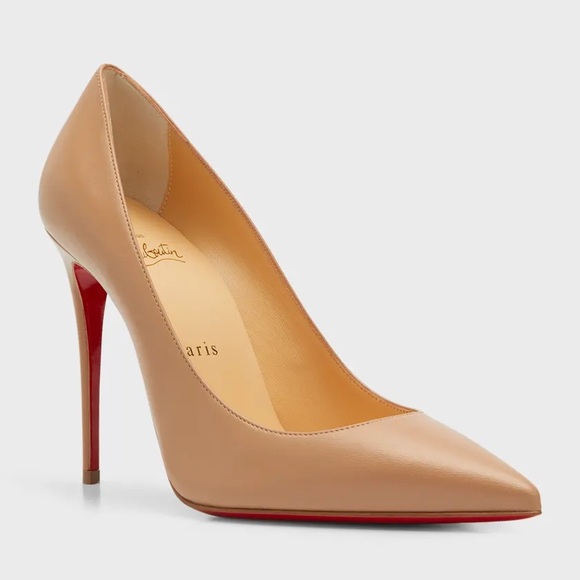 Christian Louboutin Beige Stiletto Heels - Picture 1 of 11